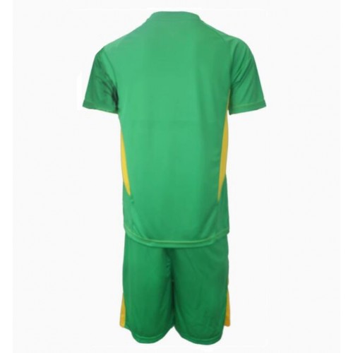 Lacne Dětský Futbalové dres Manchester United Brankarsky  2024-25 Krátky Rukáv - Tretina (+ trenírky)